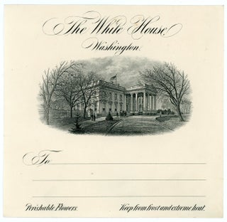 Item #27011353 Engraved Label - The White House Florist