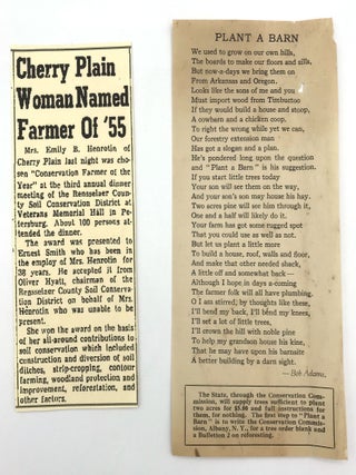 Archive of New York Farmers Edward C. and Emily Henrotin