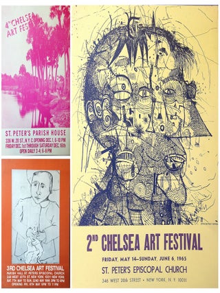 Item #27019526 3 Posters - Chelsea Art Festival