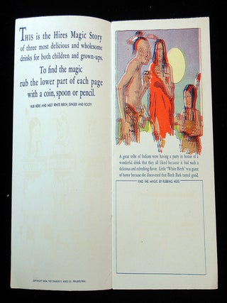Charles E. Hires "Hires Magic Story" with Magic Rubbings Promoting Their Products