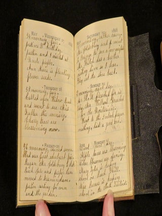 Commonplace Book, Pocket Diary of August Maria Ward Bissell