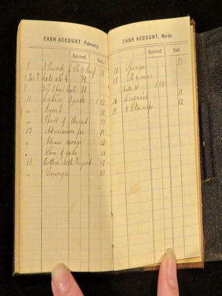 Commonplace Book, Pocket Diary of August Maria Ward Bissell