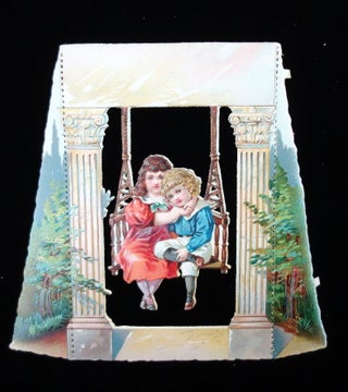 Victorian Die-Cuts with Children on Swings