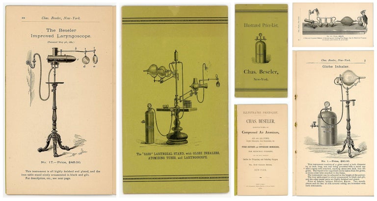 Item #28000450 Illustrated Price List, Chas. Beseler, Manufacturer of Compress Air Atomizer, Air and Gas Pumps, Globe Inhalers, Gas Receives, &c.