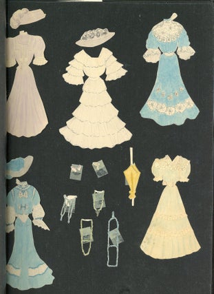 Album of Handmade Paper Dolls with Original Artwork by L.C. Ball