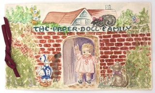 Item #280007888 Uncut Paper Doll Booklet with Original Watercolor Art