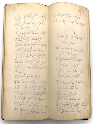 Friendship Album of Minnie Brutsche Otto (b.1867?) -- Acrostics, Pressed Flower, Original Pencil Drawing, Extensive Entries