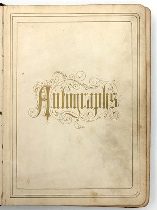 Friendship Album of Minnie Brutsche Otto (b.1867?) -- Acrostics, Pressed Flower, Original Pencil Drawing, Extensive Entries