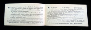 Mother Gray's Sweet Powders for Children, Advertising Booklet and Paper Doll