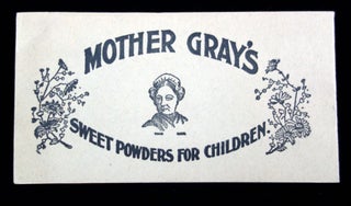 Mother Gray's Sweet Powders for Children, Advertising Booklet and Paper Doll