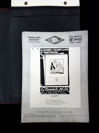 Advertising Campaign Portfolio with Printer Samples - Glendale Milk