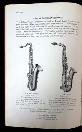 Georges Apchain Musical Instruments Catalogue