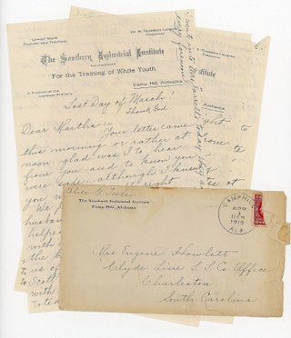 Item #28001233 Social Letters from a Teacher at The Southern Industrial Institute, For the...
