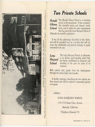 Item #28001306 Children's Summer Resort, Castle Hot Springs Brochure