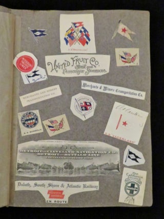 Travel Scrap or Memento Book - Monograms, Hotel Logos, Fraternity Insignias etc.