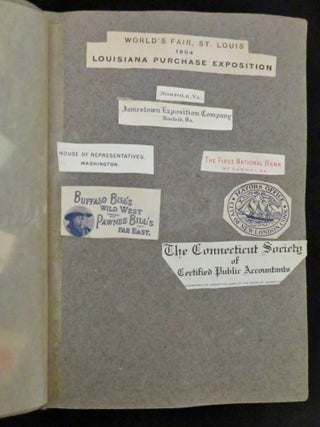 Travel Scrap or Memento Book - Monograms, Hotel Logos, Fraternity Insignias etc.
