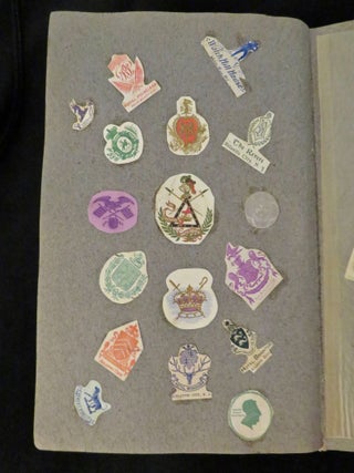 Travel Scrap or Memento Book - Monograms, Hotel Logos, Fraternity Insignias etc.