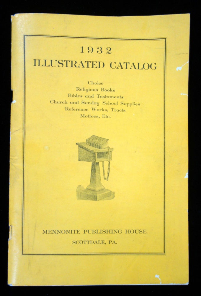Item #28001405 1932 Illustrated Catalog from the Mennonite Publishing House With Blank Order Form and Envelope