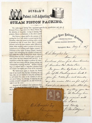 Item #28001806 Dunbar's Patent Self-Adjusting Steam Piston Packing