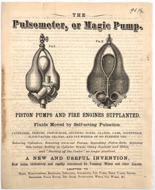 Item #28001844 The Pulsometer, or Magic Pump (steam pump