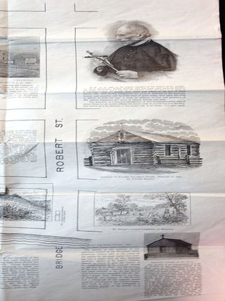 Large Format Historical Map and Tableau - Containing and showing facts and events of great importance from 1838 to 1903