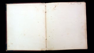 Diary and Commonplace Book Belonging to India Allen, an educated woman in mid 19th Century New York