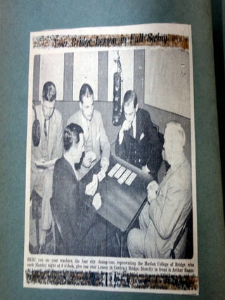 Scrap Book Album of Russell Roosen, Bridge Player from Detroit, Michigan, 1927-1945