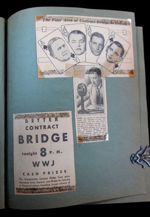 Scrap Book Album of Russell Roosen, Bridge Player from Detroit, Michigan, 1927-1945