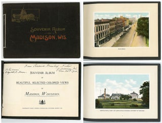 Item #28004656 Souvenir Album of Beautiful Selected Colored Views of Madison, Wisconsin