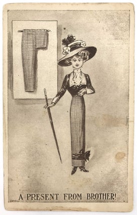 Women's Suffrage Political Cartoon Postcard