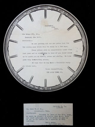 Item #28008125 The Boob Wheel Co., Circular Letter Head