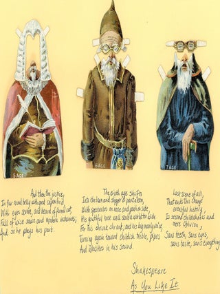 Shakespeare's 7 Ages of Man Advertising Paper Dolls - Kirkman's Borax Soap