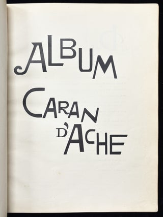 "Album Caran d'Ache" -- Comic Strip Book from Popular Cartoonist Emmanuel Poire