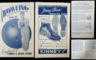 Item #28015402 Bowling: Summary of Rules and Regulations Kinney's Shoe Store Advertising Booklet....