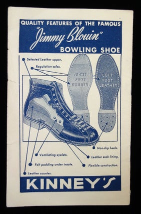 Bowling: Summary of Rules and Regulations Kinney's Shoe Store Advertising Booklet