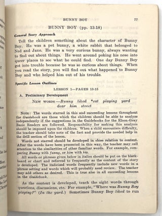 c.1937 Book of Curriculum and Lesson Plans for Teachers