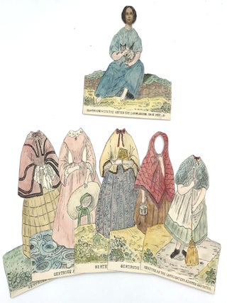 Item #280807 Paper Doll Depicting Gertrude Flint from "The Lamplighter" by Maria Susanna Cummins