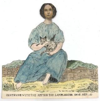 Paper Doll Depicting Gertrude Flint from "The Lamplighter" by Maria Susanna Cummins