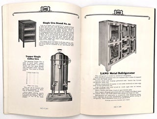 Lang Catalog No. 20 Hotel Ranges & Kitchen Equipment