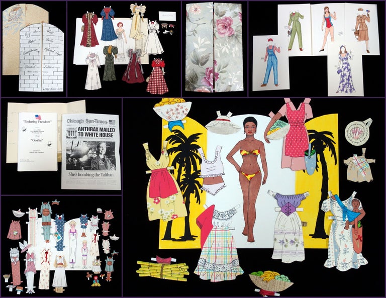 Item #29000828009 A Collection of 28 Paper Doll Sets by the Jones Sisters. Barbara Plummer, Barbara Barnett.