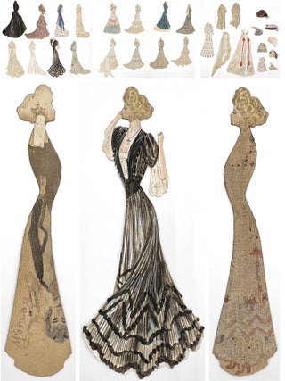 Item #290008280 Detailed "House of Worth" 5.75" Paper Doll -- Upper Class French Blonde Beauty...