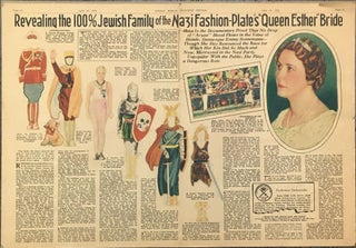 Item #290008363 Newspaper Paper Doll of Hermann Goering Comparing Wife, Emmy Sonnemann to the...