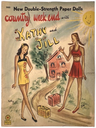Item #290008404 "Country Weekend with Kathy and Jill" -- Uncut "Double Strength" Paper Doll Book