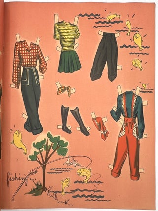 "Country Weekend with Kathy and Jill" -- Uncut "Double Strength" Paper Doll Book