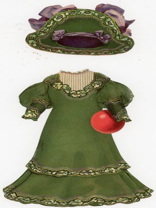 Boxed Set - Gentle Gladys with Dresses and Hats. No. 6 of "Dainty Dollies" Series of Dressing Dolls