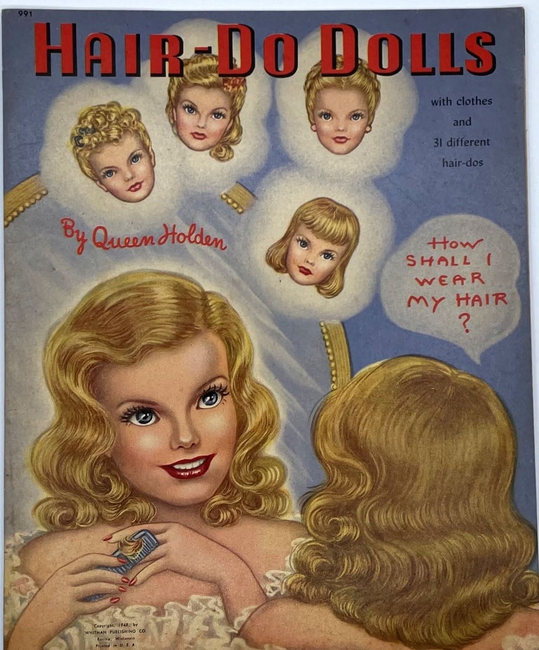 Item #290008693 Hairdo Dolls with clothes and 31 different hair-dos "How shall I wear my Hair?" Queen Holden.