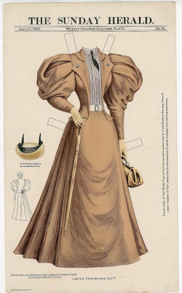 The Emergence of Women – as Seen through Sunday Supplement Paper Dolls - a Collection of 2 Paper Dolls & 36 Costumes - 23 Uncut, 13 Cut