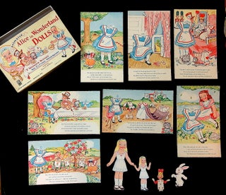 Item #290008942 Boxed Set - Animated Alice in Wonderland Dolls - 7 Wonder Scenes - No cutting...