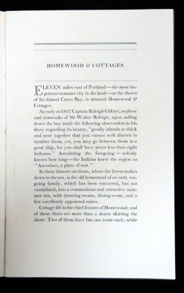 Homewood & Cottages, an Inn Brochure