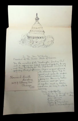 Item #29001068 A Children's Letter to President William McKinley after his Assassination Attempt....